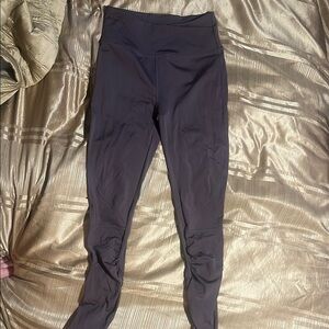 High-Waisted Gray Leggings